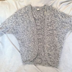 Open front cocoon cardigan